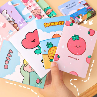 <พร้อมส่ง> สมุดจด A7 มีเส้น 32หน้า Notebook 👧🏻 ลายการ์ตูน🐰 สมุดพก น่ารัก เมมโม Memo สมุดโน๊ต