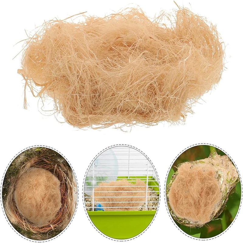 หญ้าราฟฟี่ สวยสะอาด 30g. รองของขวัญ ถ่ายรูปสินค้า หรือเป็น รังนอนกระรอก หนู นก