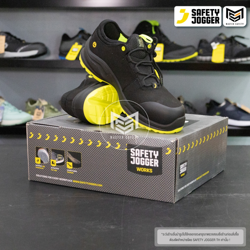 [รับประกัน3เดือน] Safety Jogger รุ่น MODULO S3S LOWรองเท้าเซฟตี้หุ้มส้น หัวนาโนคาร์บอน กันลื่น ดีไซน์สวย ระบายอากาศได้ดี