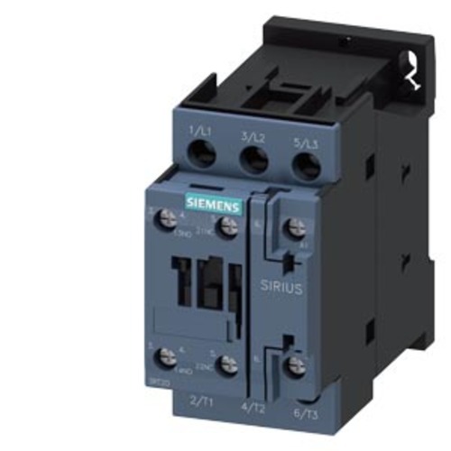 3RT2024-1AP00 power contactor, AC-3e/AC-3, 12 A, 5.5 kW / 400 V, 3-pole, 230 V AC, 50 Hz, auxiliary 