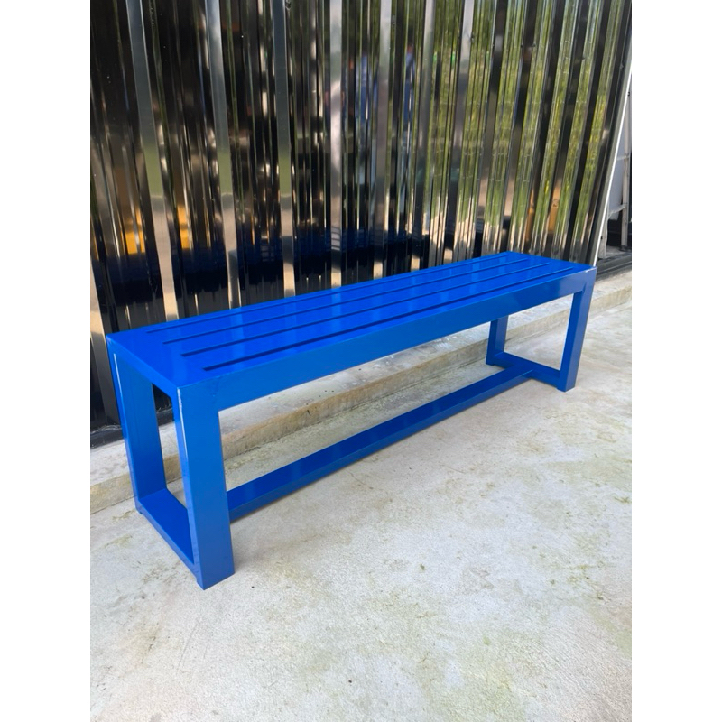 (เหล็กขนาด 3"x1.5") ม้านั่งกลางแจ้ง เหล็กกัลวาไนซ์ เก้าอี้ ไม่เป็นสนิม ม้านั่ง ม้านั่งยาว IDEA-0002