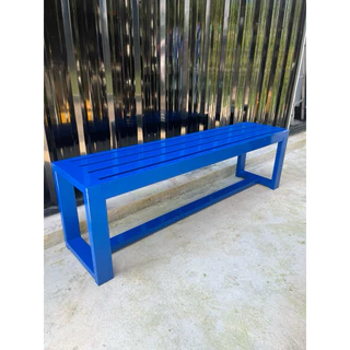 (เหล็กขนาด 3"x1.5") ม้านั่งกลางแจ้ง เหล็กกัลวาไนซ์ เก้าอี้ ไม่เป็นสนิม ม้านั่ง ม้านั่งยาว IDEA-0002
