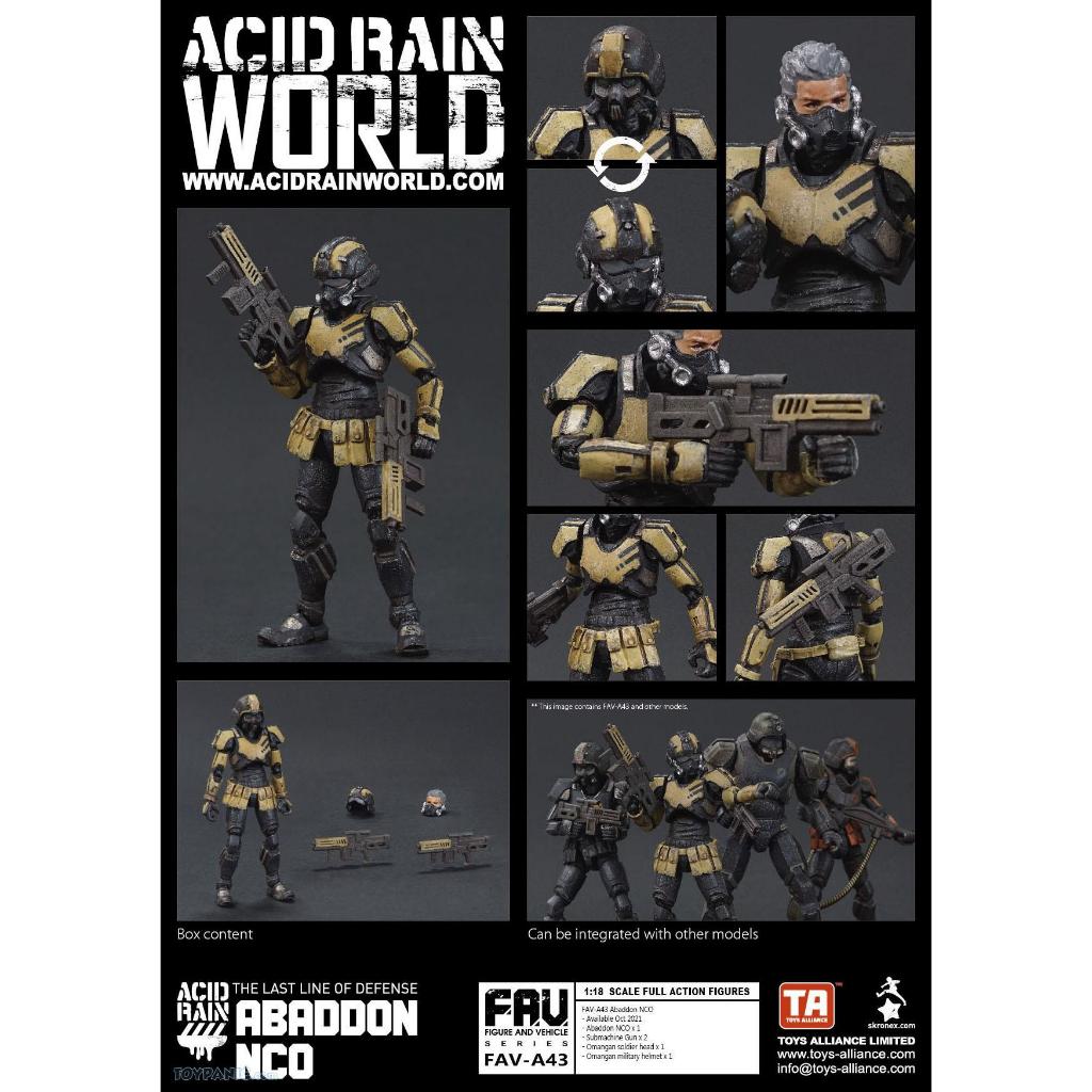 [พร้อมส่ง/มือ 1] Toys Alliance Acid Rain World FAV-43 Abaddon NCO 4710949210885