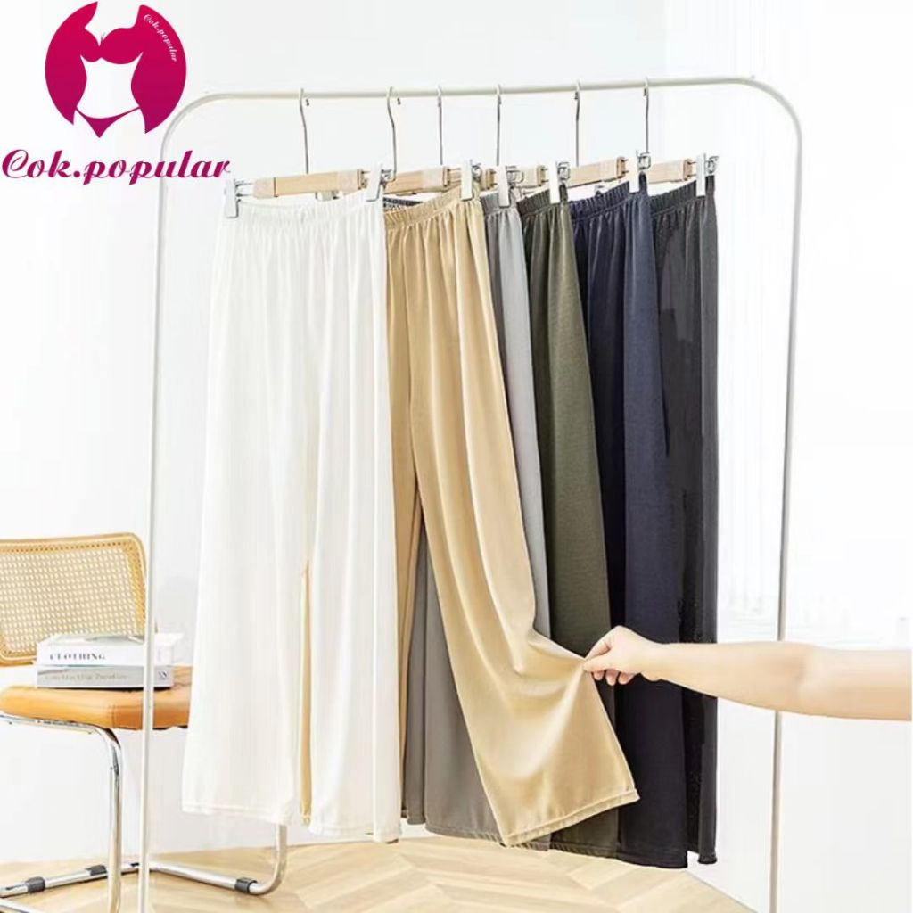 YY40 กางเกงขายาว ผ้านิ่มเด้งๆทิ้งตัวใส่สวย