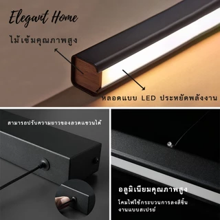 OIMIU Ceiling Lights Office Lamp โคมไฟออฟฟิศ โคมไฟห้อยสลิง LED 28W/36W/48W กรอบดำ แขวนสลิง (แสงขาว) ฟรีชุดสลิง โคมไฟแขวน