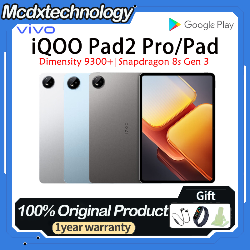 VIVO iQOO Pad2 Pro Dimensity 9300+ VIVO iQOO Pad2 Snapdragon 8s Gen 3 3.1K 13 inch 11500mAh Vivo Tablet IQOO Pad 2 Pro