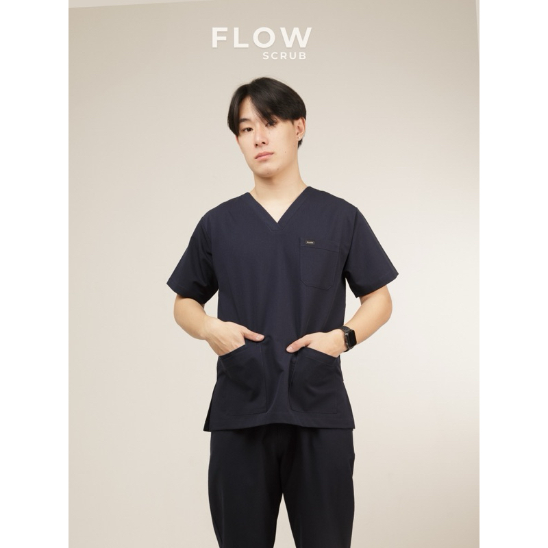 FLOW SCRUB ชุดสครับ UNISEX SPACE BLUE COLOR