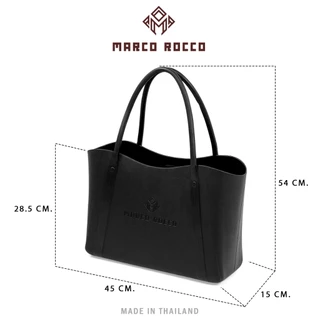 Marco Rocco กระเป๋าสะพายไหล่ สไตล์เรียบง่าย Cherie ทรงโท้ท สำหรับผู้หญิง กระเป๋าที่สวยประณีต EVA รุ่น BR3003 และ BR3004