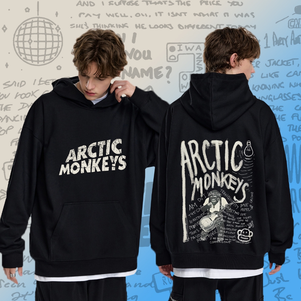 ARCTIC MONKEYS HOODIE เสื้อฮู้ดแขนยาว