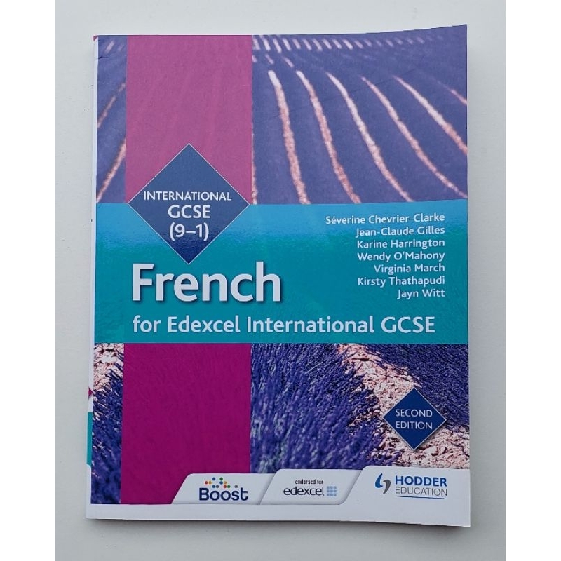 หนังสือ แบบเรียน ภาษาฝรั่งเศส INTERNATIONAL GCSE(9-1) French for EdexcelInternational GCSE 256Page