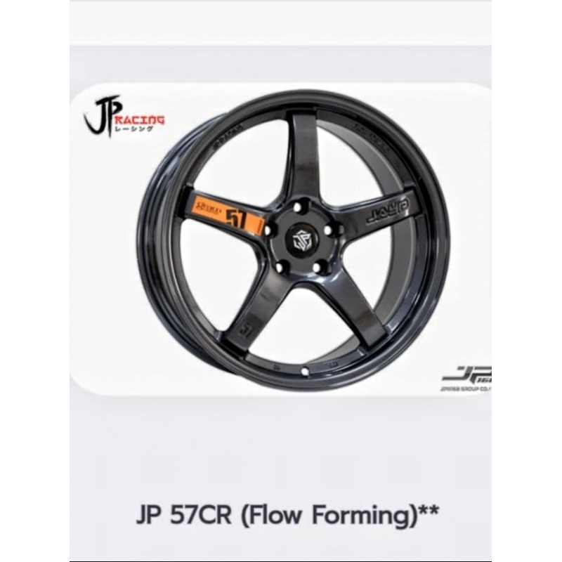 ล้อ(เบา) JP 57CR 18x8.5 ET+37 PCD 5รู114.3 (งานJP Racing)