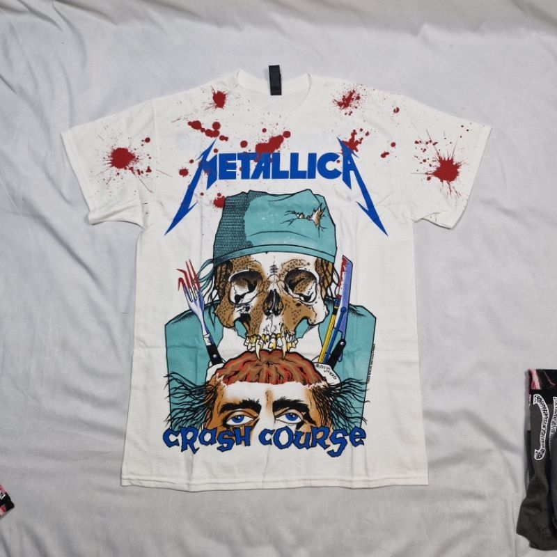 เสื้อวง "Metallica ลาย OVP Crash Cokurse" มือ 1 ลิขสิทธิ์แท้