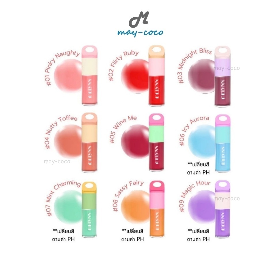 ถูก/แท้/มีไลฟ์ ลิป Melynn Glassy Ink Plumping Lip Oil มีลีนณ์ ออยล์ ลิปออยล์ บำรุงปาก ปากอวบอิ่ม ปากฟู ชุ่มชื้น