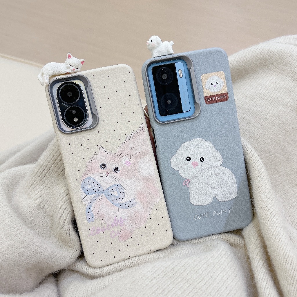 การ์ตูนเกาะลายน่ารัก เคสแฟชั่น OPPO A3X A38 A77S A79 RENO12 RENO11 RENO VIVO Y18 Y03 Y17S Y12 SAMSUN