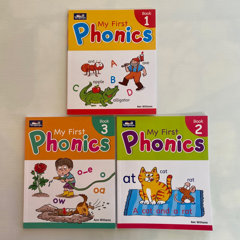 หนังสือเรียน ฝึกการออกเสียงภาษาอังกฤษ พร้อม QR code ฝึกออกเสียง ชุด My First Phonics