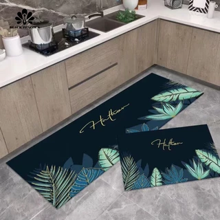 Black Peacock พรมปูพื้น พรมปูพื้นในห้องครัว พรมห้องน้ำ