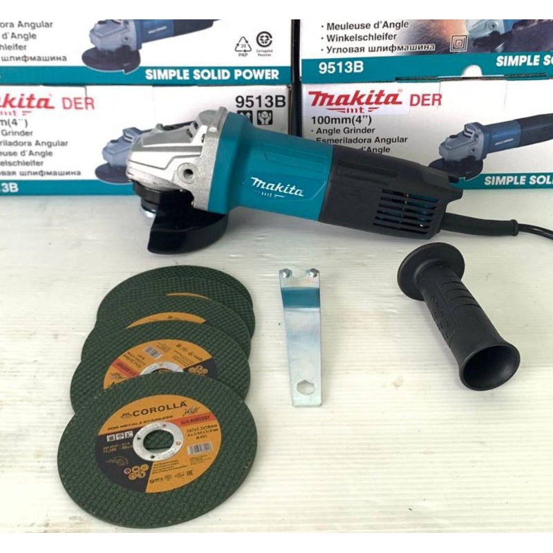 Makita หินเจียร 4นิ้ว รุ่น M9513 กำลังไฟ   850W