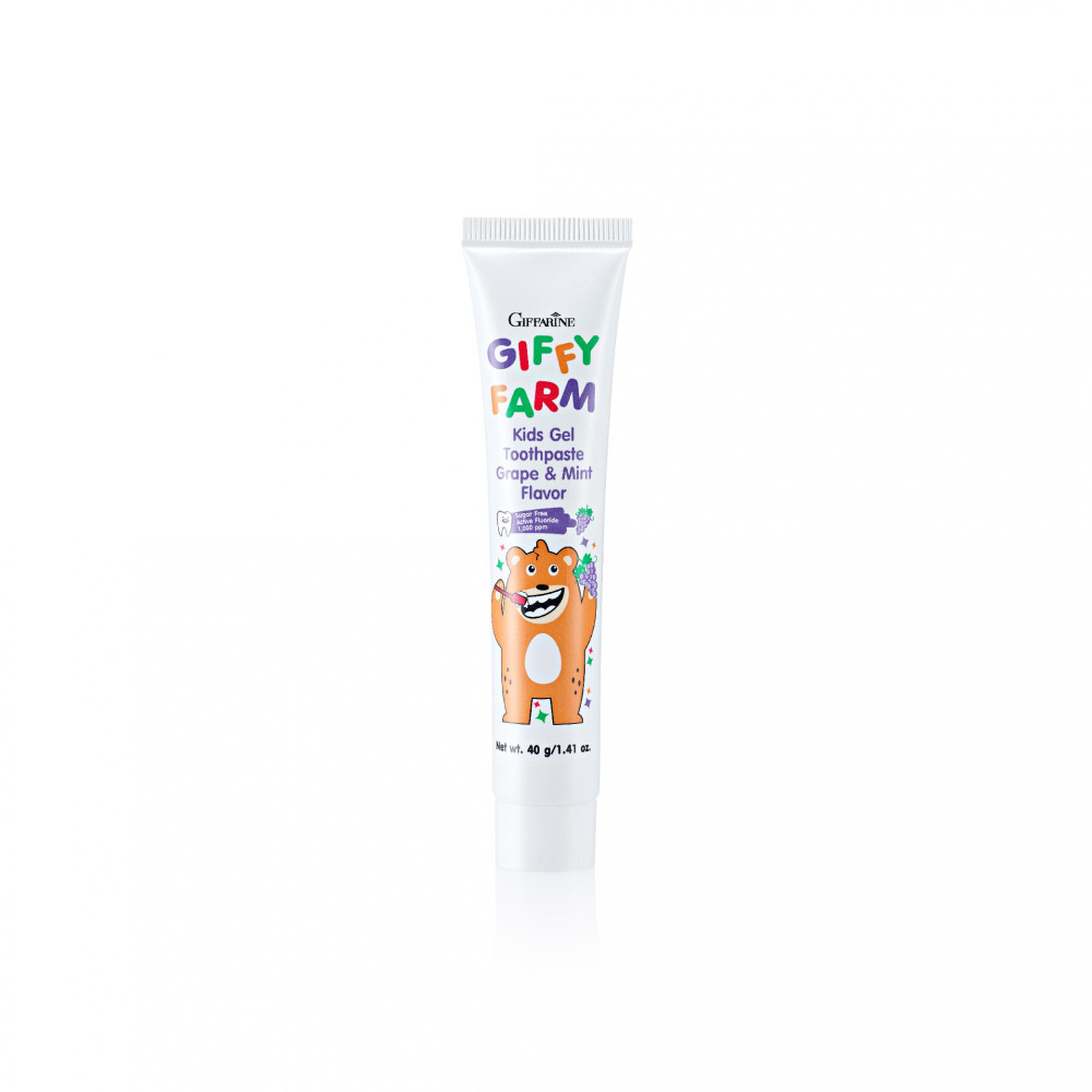 ยาสีฟันเด็ก คัดมาเพื่อเด็กโดยเฉพาะ กิฟฟารีน กิฟฟี่ ฟาร์ม คิดส์ เจล ทูธเพสท์ เกรปแอนด์มิ้นท์ เฟลเวอร์ - รูปที่ 2