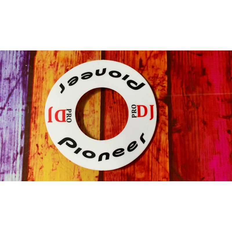 สีขาวลาย pioneer dj Size " S " สติกเกอร์ 1 ชุดมี 2 ชิ้น Skin jog สำหรับ XDJ RR DDJ SB DDJ SB2 SB3