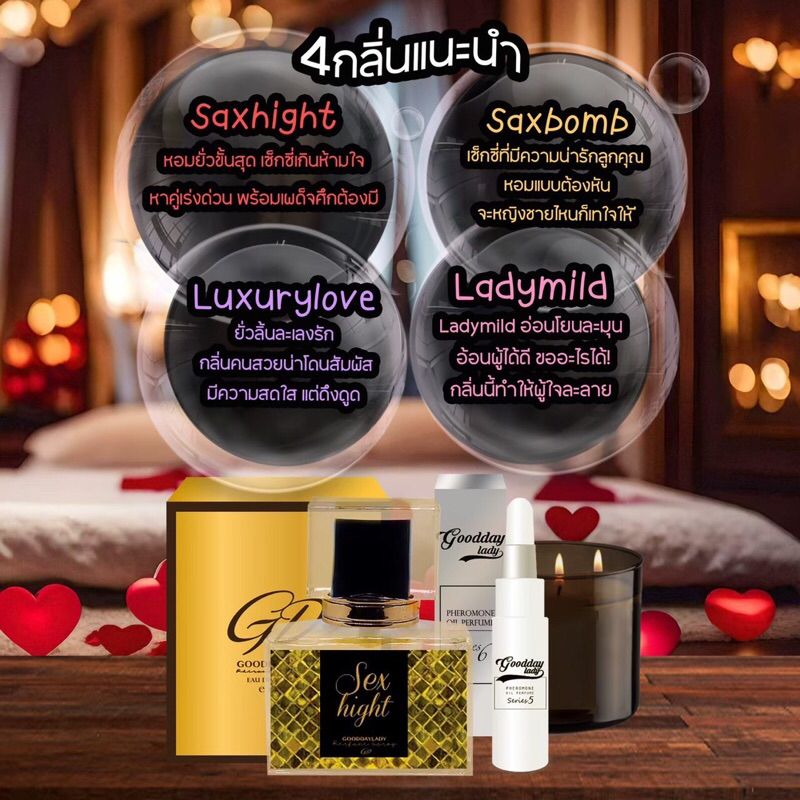 (ปิดชื่อสินค้า/แพคเกจใหม่) GD หัวเชื้อน้ำหอมฟีโรโมน 7ml. แบบสเปรย์ 30 ml. แบรนด์ Gooddaylady ของแท้ - รูปที่ 4