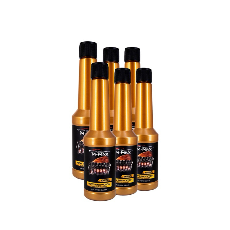 [แท้ศูนย์ 100%] M-MAX น้ำยาล้างหัวฉีด 6 ขวด (ดีเซล เบนซิล)