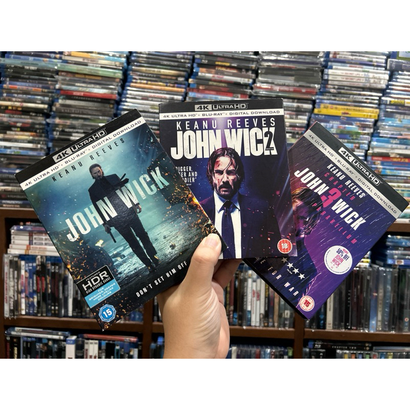 John Wick : 4K Ultra HD + Blu-ray แผ่นแท้