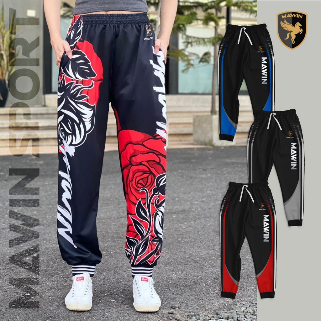 MAWIN SPORT PANTS กางเกงวอร์มขายาว ใส่ได้ทั้งหญิง ชาย