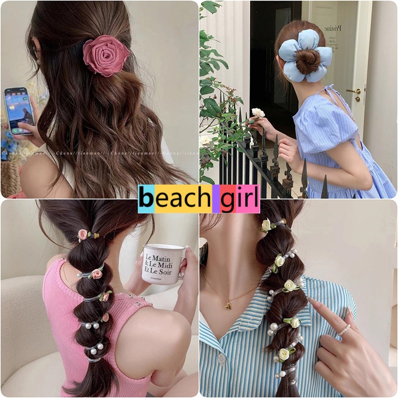 👙beachgirl👙เครื่องประดับผมที่ทันสมัย ยางรัดผมแฟชั่น หวานและน่ารัก รูปแบบใหม่ หลากหลายสไตล์ คุณภาพดี