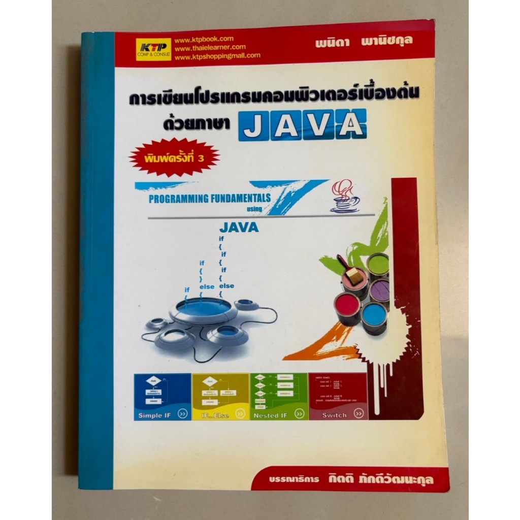 การเขียนโปรแกรมคอมพิวเตอร์เบื้องต้นด้วยภาษา JAVA