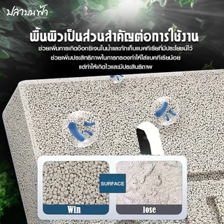 C-box เซรามิคหลี่ยมแปดร่อง 5 สี รุ่นอัพเกรด วัสดุกรองตู้ปลาคุณภาพสูงใช้ได้ยาวนาน ขนาด 4.5*4.5*3 cm.