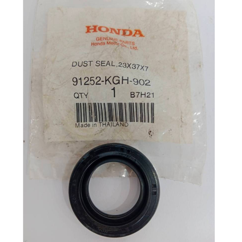 ซีลกันฝุ่น, 23x37x7 (NOK) ล้อหน้า อะไหล่แท้ ฮอนด้า สำหรับรถรุ่น CBR150R รหัส91252-KGH-902