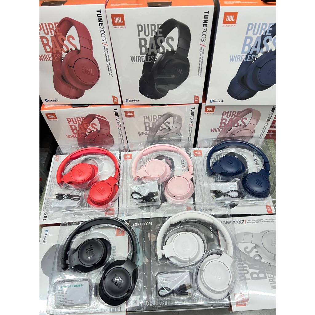 พร้อมส่ง1-2วัน ในไทย Tune 700BT หูฟังบลูทูธไร้สาย ครอบหู Bluetooth headphone
