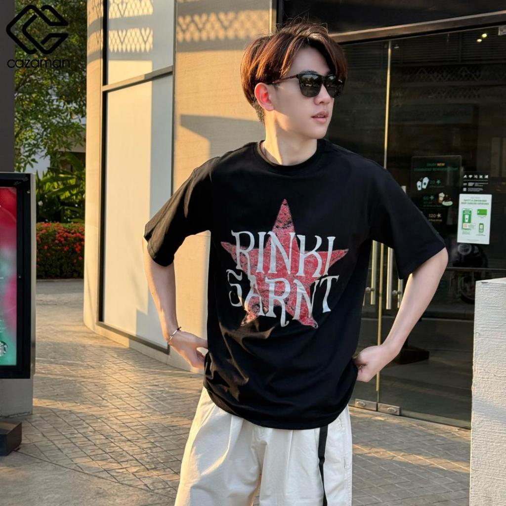 CAZAMAN เสื้อยืดคอกลม เสื้อยืดงานสกรีน คุณภาพดี ทรงสวย 201