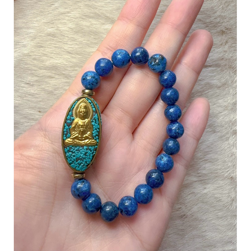 หินมงคลเสริมดวงลาพิสลาซูลี่ (Lapis Lazuli) กับจี้เจ้าแม่กวนอิม