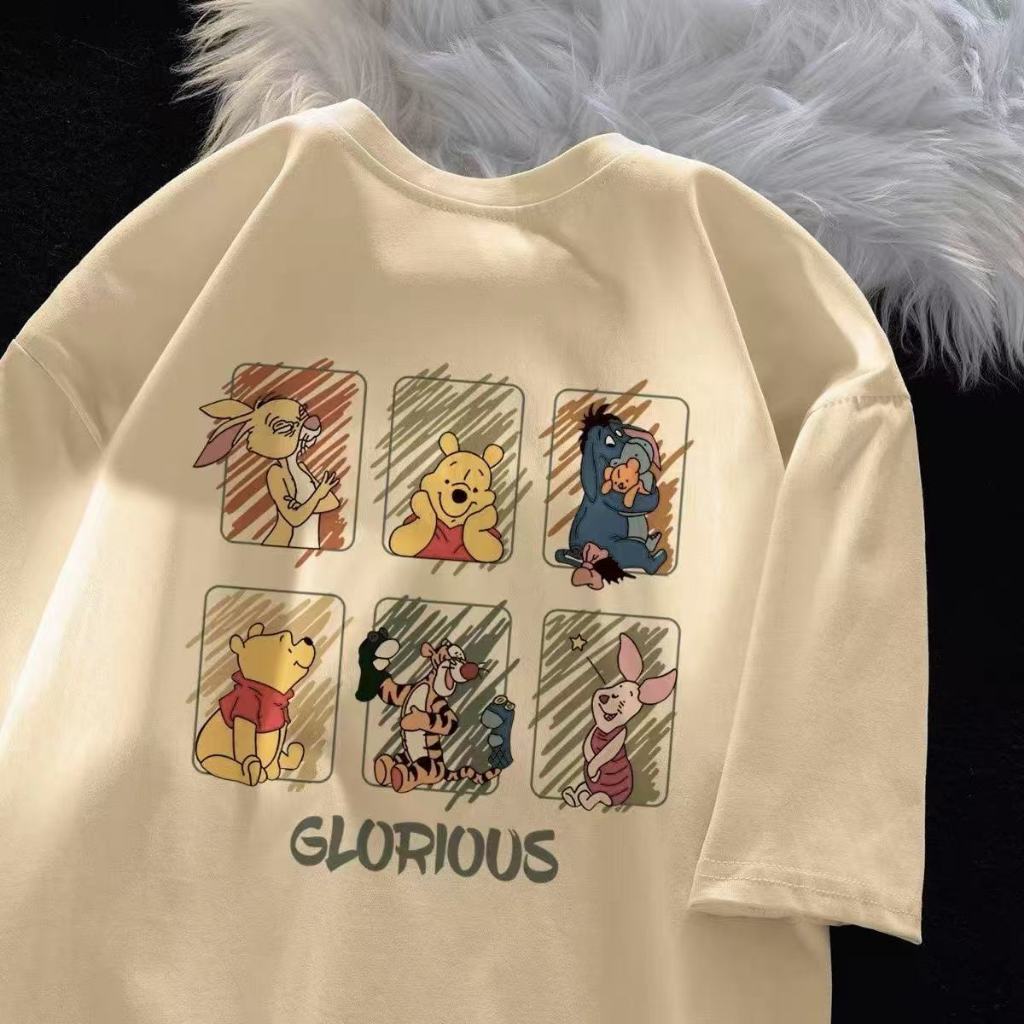 เสื้อยืดลายน่ารัก เนื้อผ้าคอตตอลแท้ CM92  สีไม่ตกเนื้อผ้าดี ตัดเย็บดี - รูปที่ 2