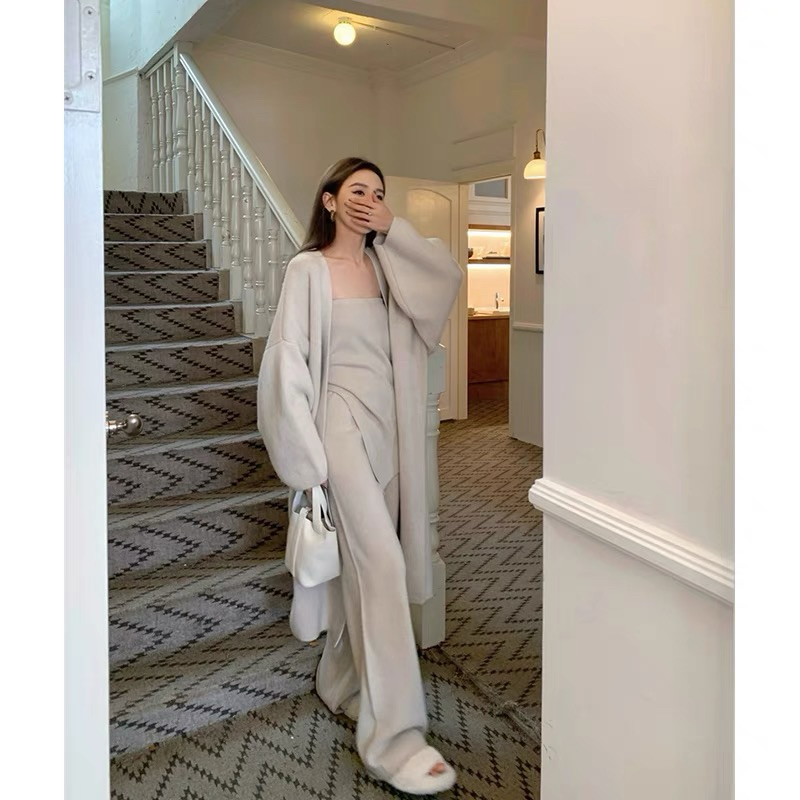 airport look เสื้อกันหนาว ชุดเซ็ท