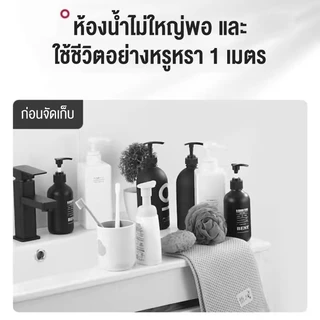 ที่วางของ ในห้องน้ำ ที่เก็บของ เข้ามุม ชั้นอลูมิเนียมติดผนัง กันน้ำและกันสนิม ขาตั้งมุม การติดตั้งแบบไม่ต้