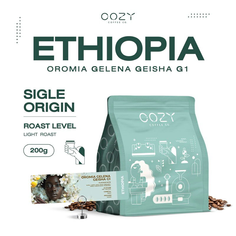 Ethiopia Oromia Gelena Geisha G1