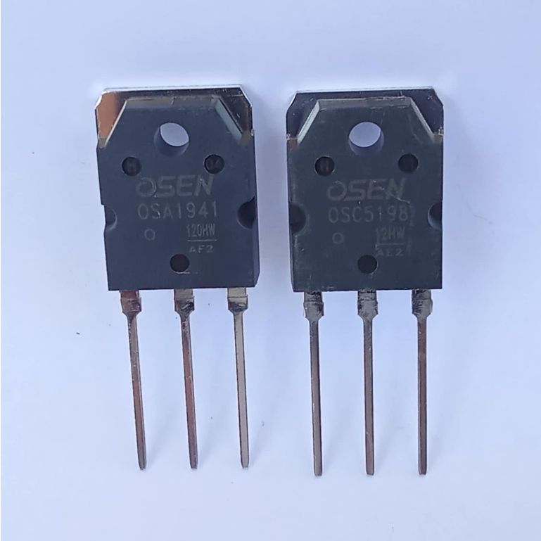 1คู่ แท้ OSEN OSA1941 + OSC5198 120V 11A 120W Transistor TO-3P ( C5198 + A1941 ) ราคาต่อ 1 คู่
