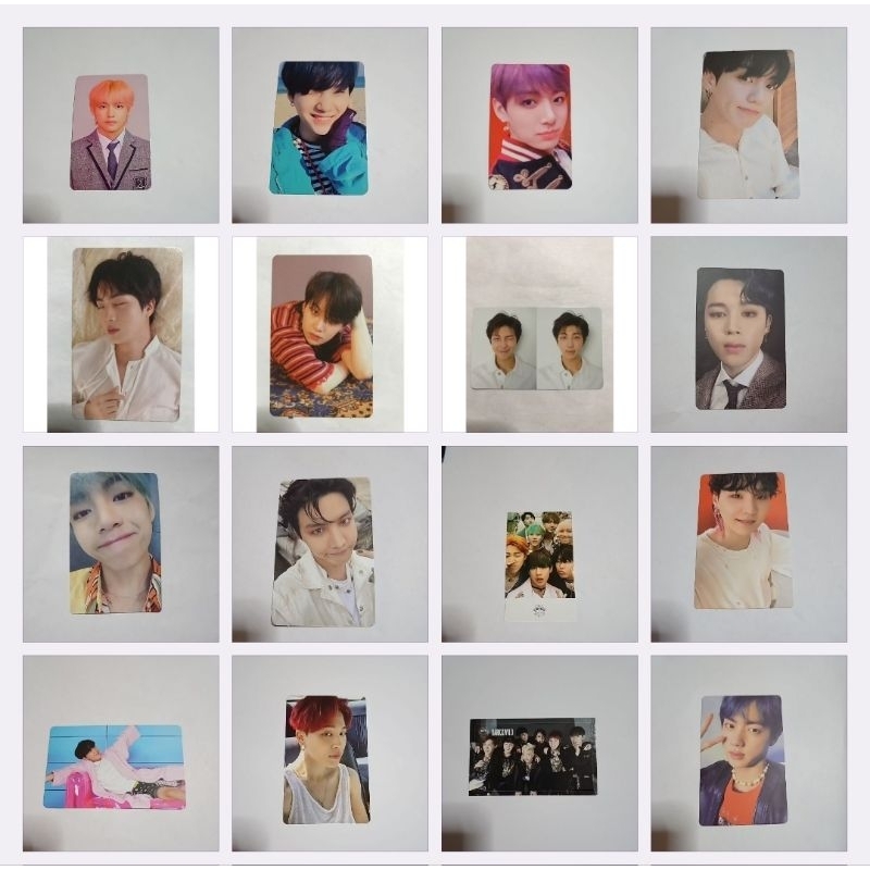 การ์ดแท้ อัลบั้ม BTS บีทีเอส Official Photocard LOVE YOURSELF/ PERSONA/ MAP OF THE SOUL/Butter/Dark&Wild