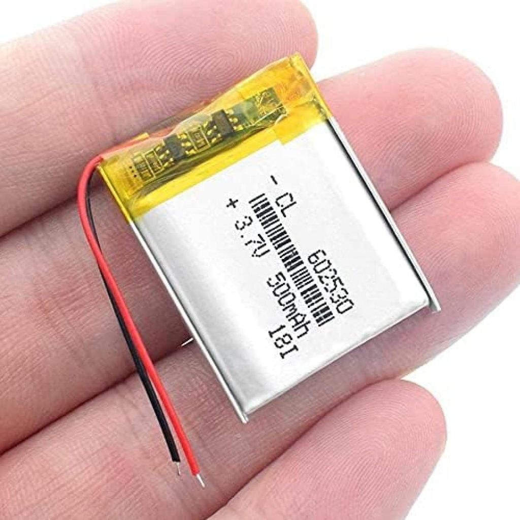 Battery Li-Polymer เบอร์ 602530 3.7V 500mAh (2276)