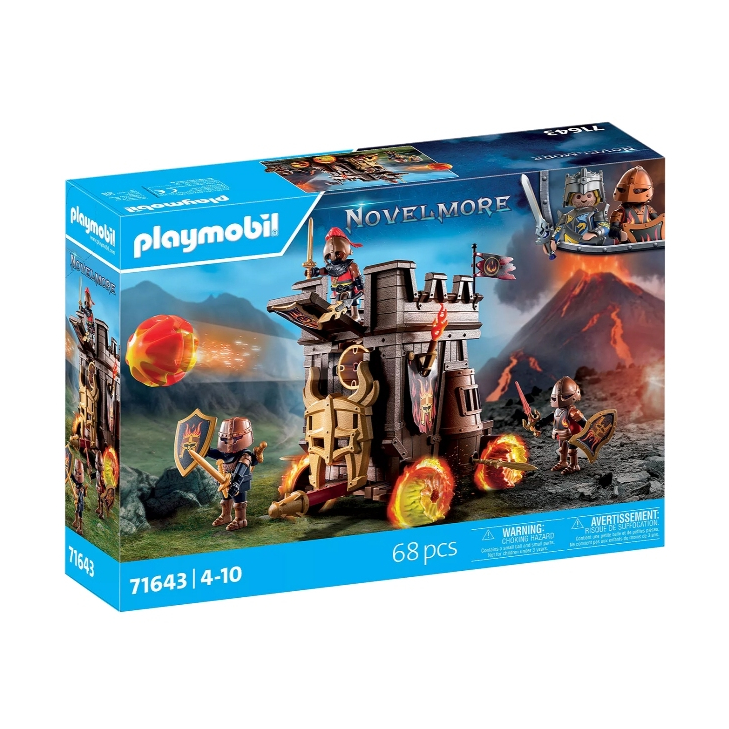 Playmobil 71643 Novelmore Battle wagon with fire cannon แอคชั่นฟิกเกอร์ โนเวลมอร์ รถศึกพร้อมปืนไฟ