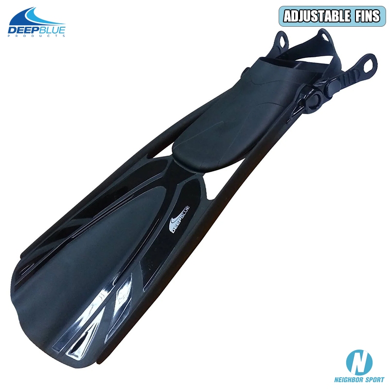ตีนกบดำน้ำตื้น ยี่ห้อ DEEPBLUE รุ่น ADJUSTABLE FINS ราคา ถูกที่สุด ดีลบีเคเค แกลเลอรีภาพที่ 5
