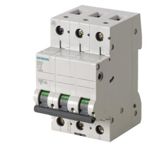 5SL6332-7CC Miniature circuit breaker 400 V 6kA, 3-pole, C, 32 A Circuit breaker 400 V 6kA, 3-pole, 