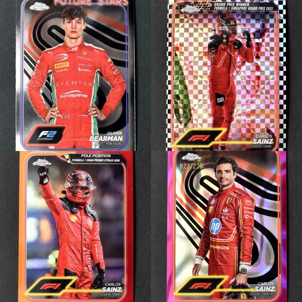 การ์ดฟอร์มูล่าวัน Topps Chrome Formula 1 F1 2024 Cards