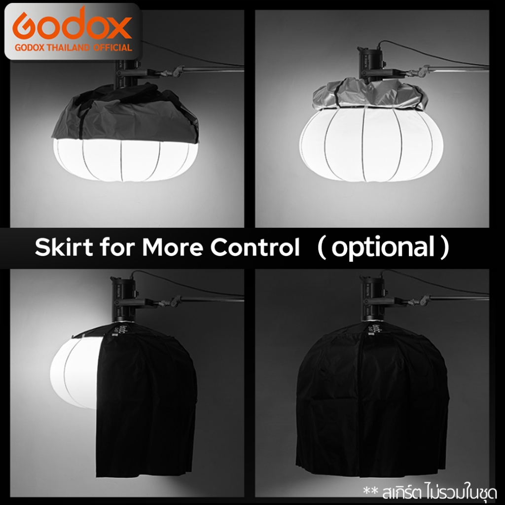 Godox Softbox CS-85T Collapsible Lantern Softbox 85 cm. - Bowen Mount / Godox Thailand