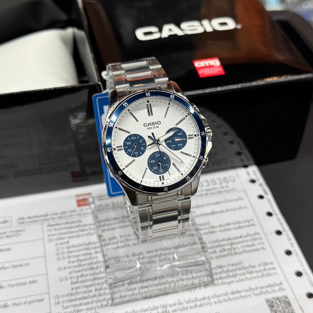 นาฬิกา CASIO  รุ่น MTP-1374D / ของแท้ รับประกัน 1 ปี