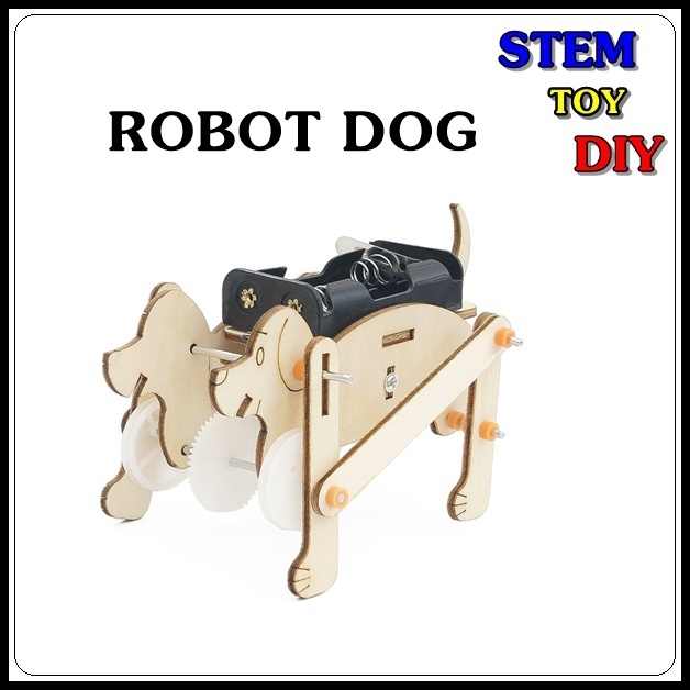 (พร้อมส่ง) โครงงานสิ่งประดิษฐ์วิทยาศาสตร์ DIY ROBOT DOG Stem Toy J-24