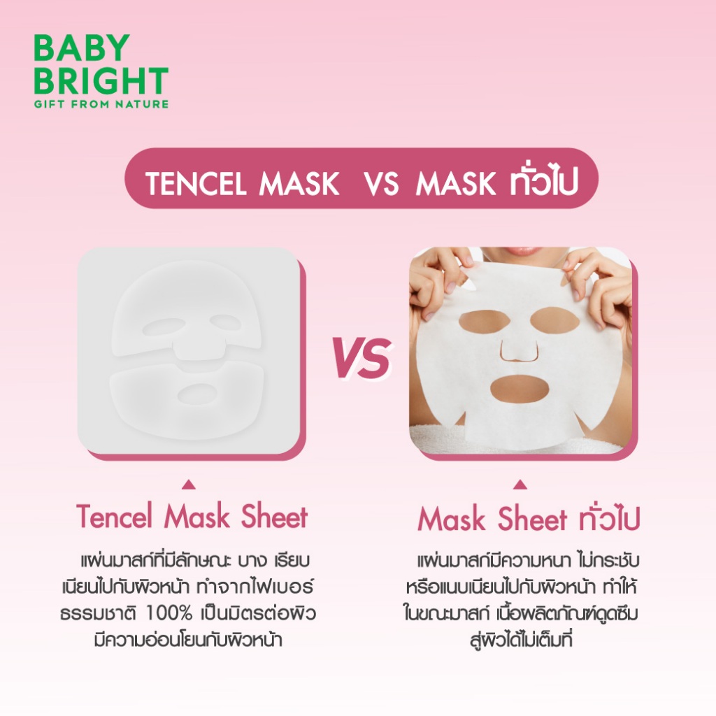 Baby Bright ماسك ورقي 10X Glass Skin ‏20 غ (4 أنواع) — صورة 6