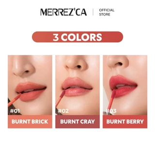 Merrezca Blur Filter Lip Color ลิปเนื้อแมทกำมะหยี่ สีสวยชัดไม่ตกร่อง